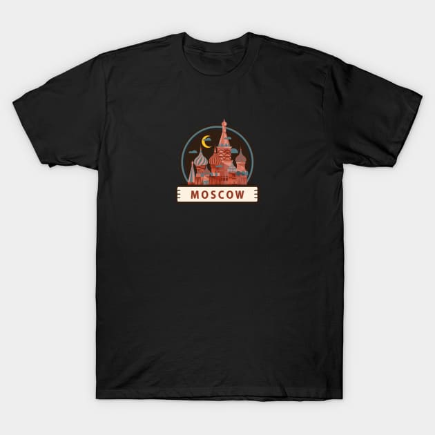 Moscow T-Shirt by TambuStore